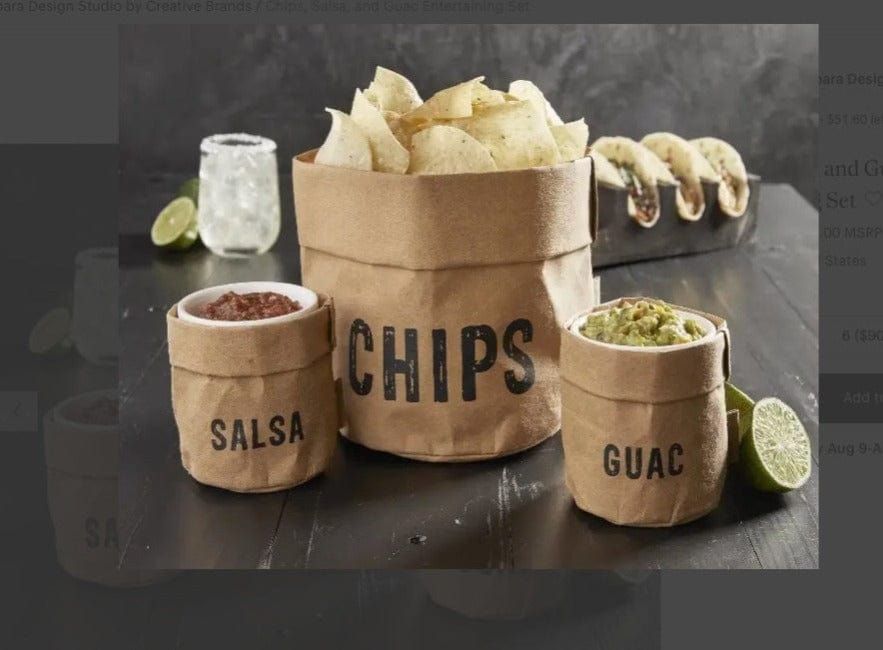 
                  
                    Chips + Guac Entertaining Set - Pink Pig
                  
                