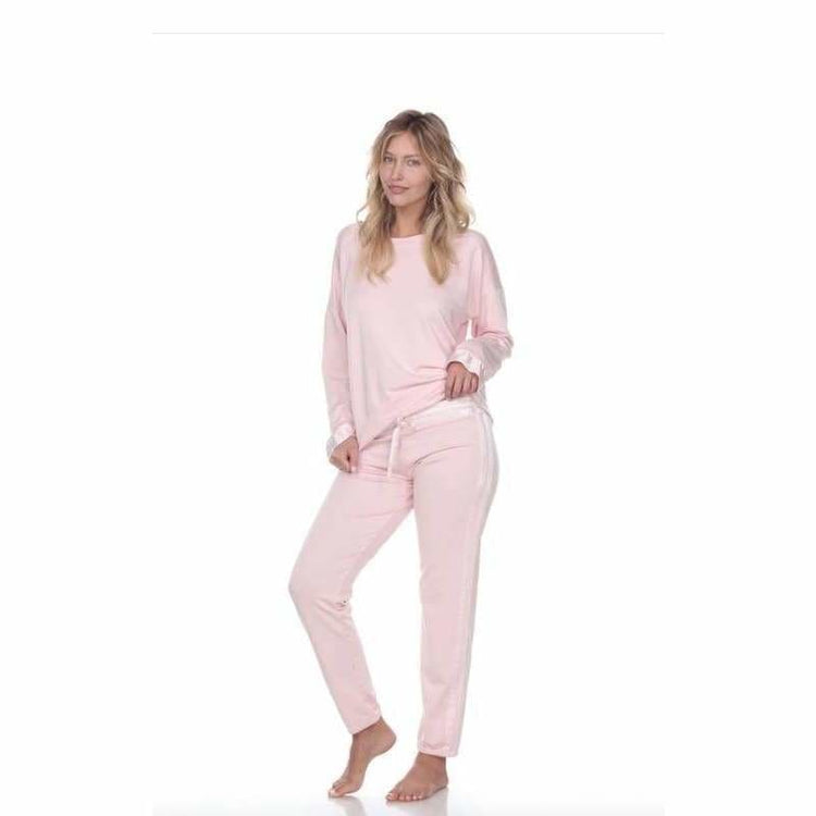 PJ Harlow Blythe French Terry Sweatpant - Pink Pig