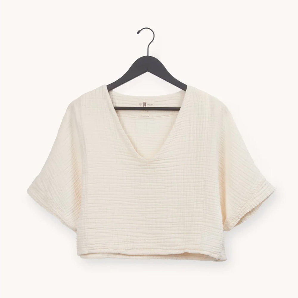 
                  
                    Crinkle Crop Top - Pink Pig
                  
                