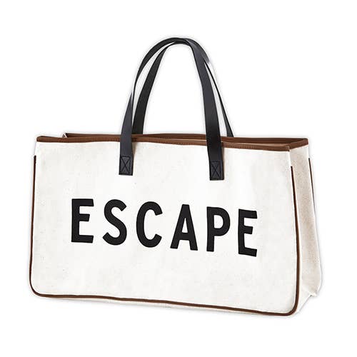 Canvas Tote - Escape - Pink Pig