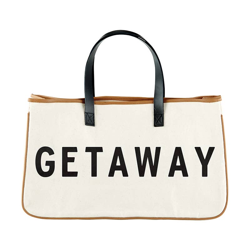 Canvas Tote - Getaway - Pink Pig