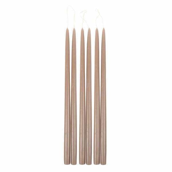 
                  
                    Greige Taper Candles - The Floral Society - Pink Pig
                  
                