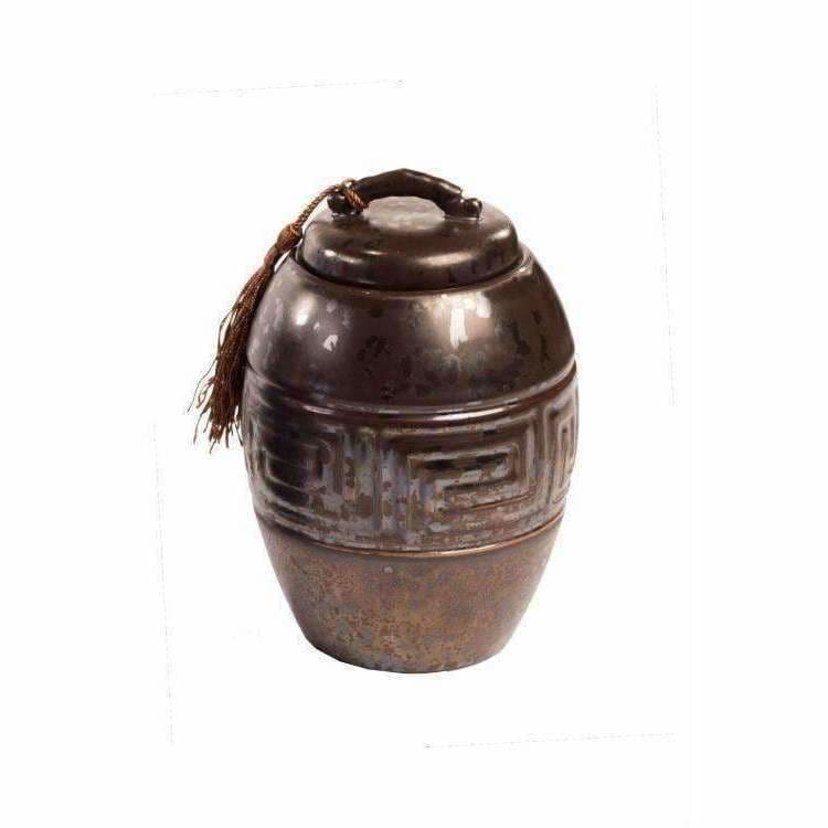 Asian Style Ceramic Tea Storage - Pink Pig