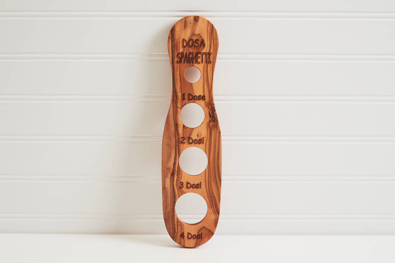 Verve Culture - Italian Olivewood Spaghetti Measure - Pink Pig