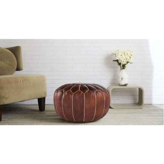 Moroccan Poufs - Pink Pig